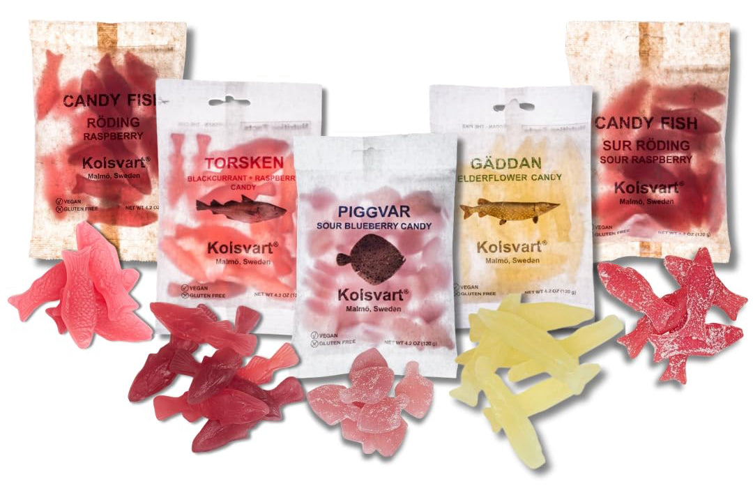 Kosvart Swedish Candy Fish