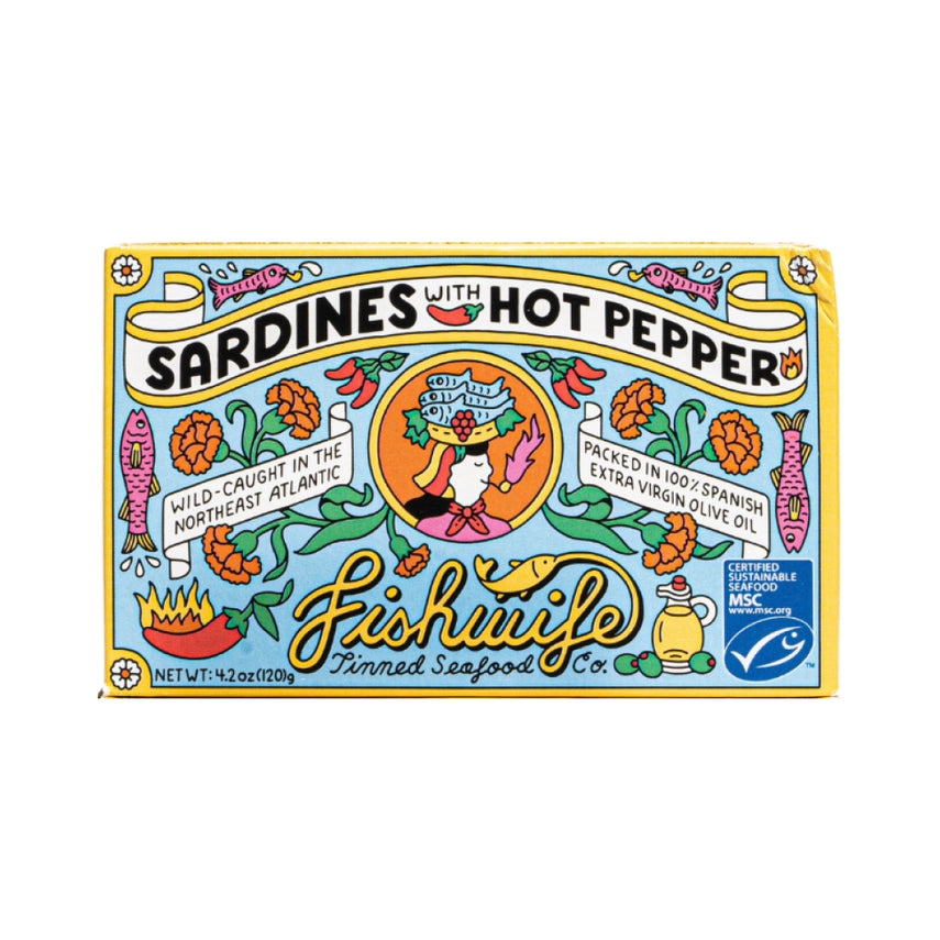 Fishwife Sardines with Hot Pepper