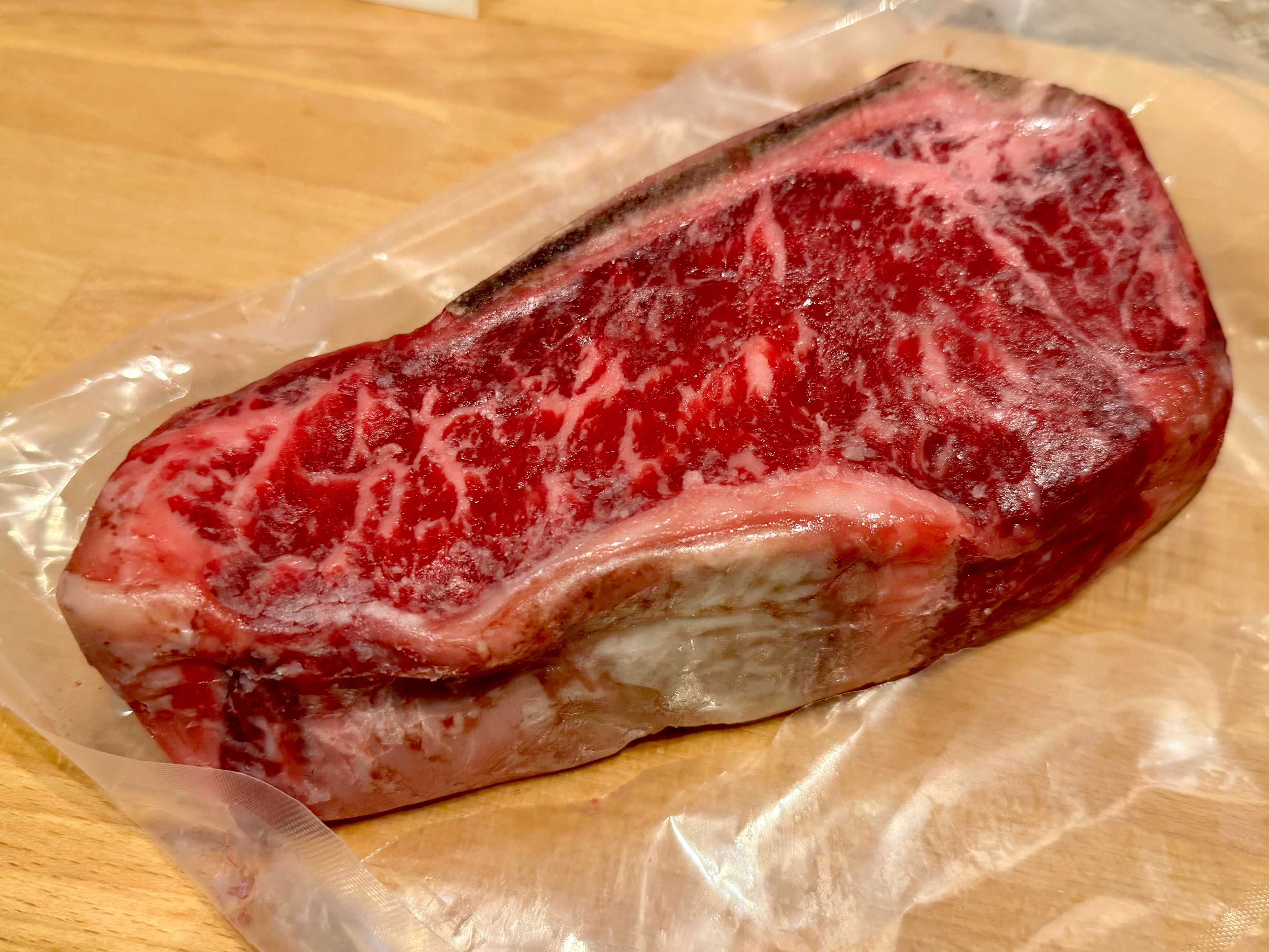 Brunson Meats Dry Aged Angus Prime New York Strip 16oz