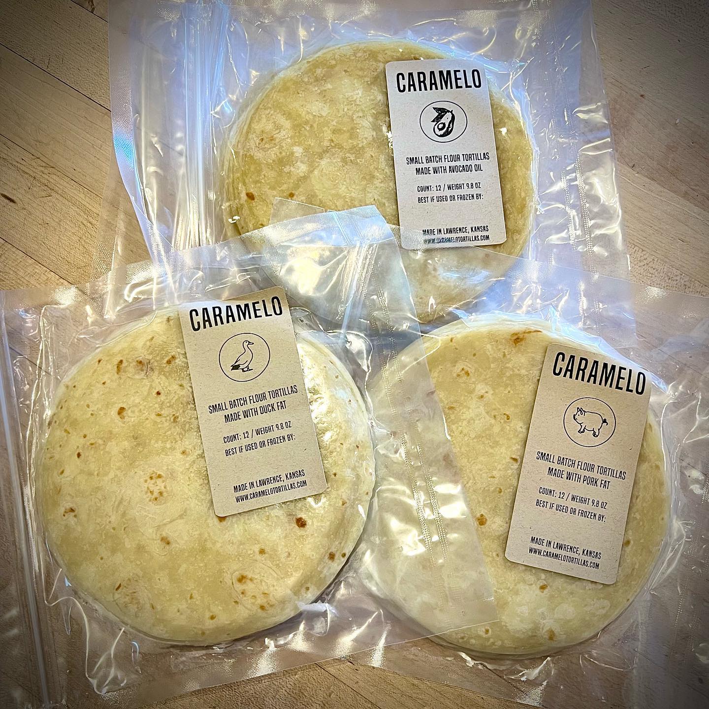 Caramelo Sonoran Style Flour Tortillas