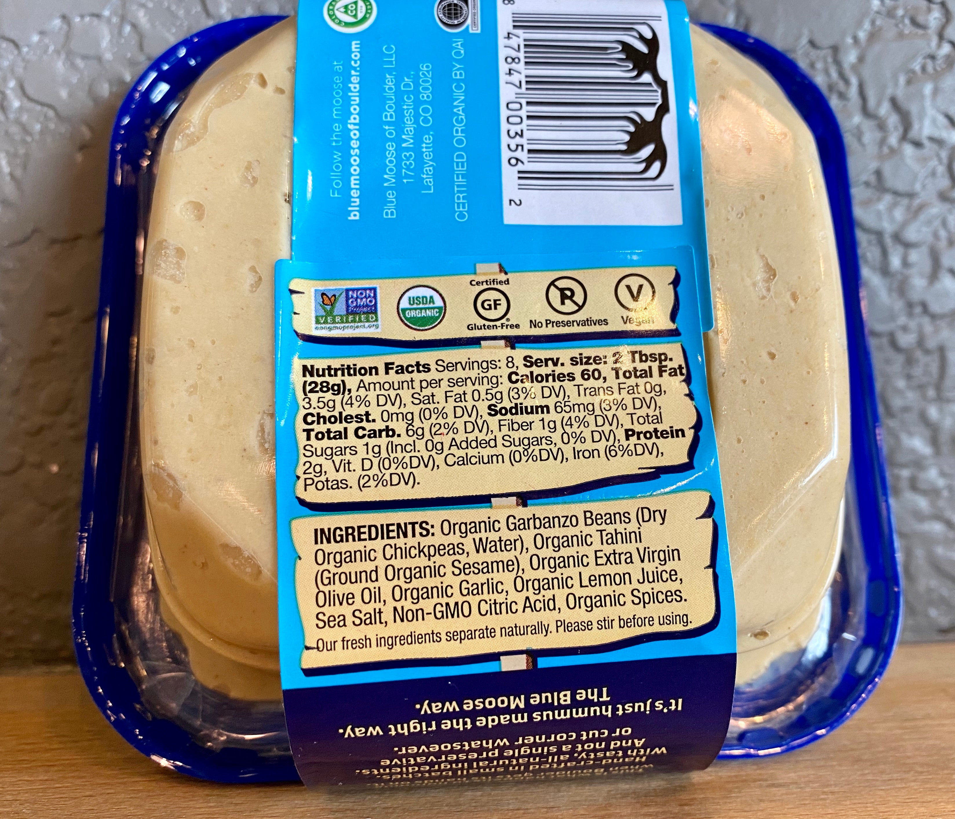 Hummus - Blue Moose of Boulder