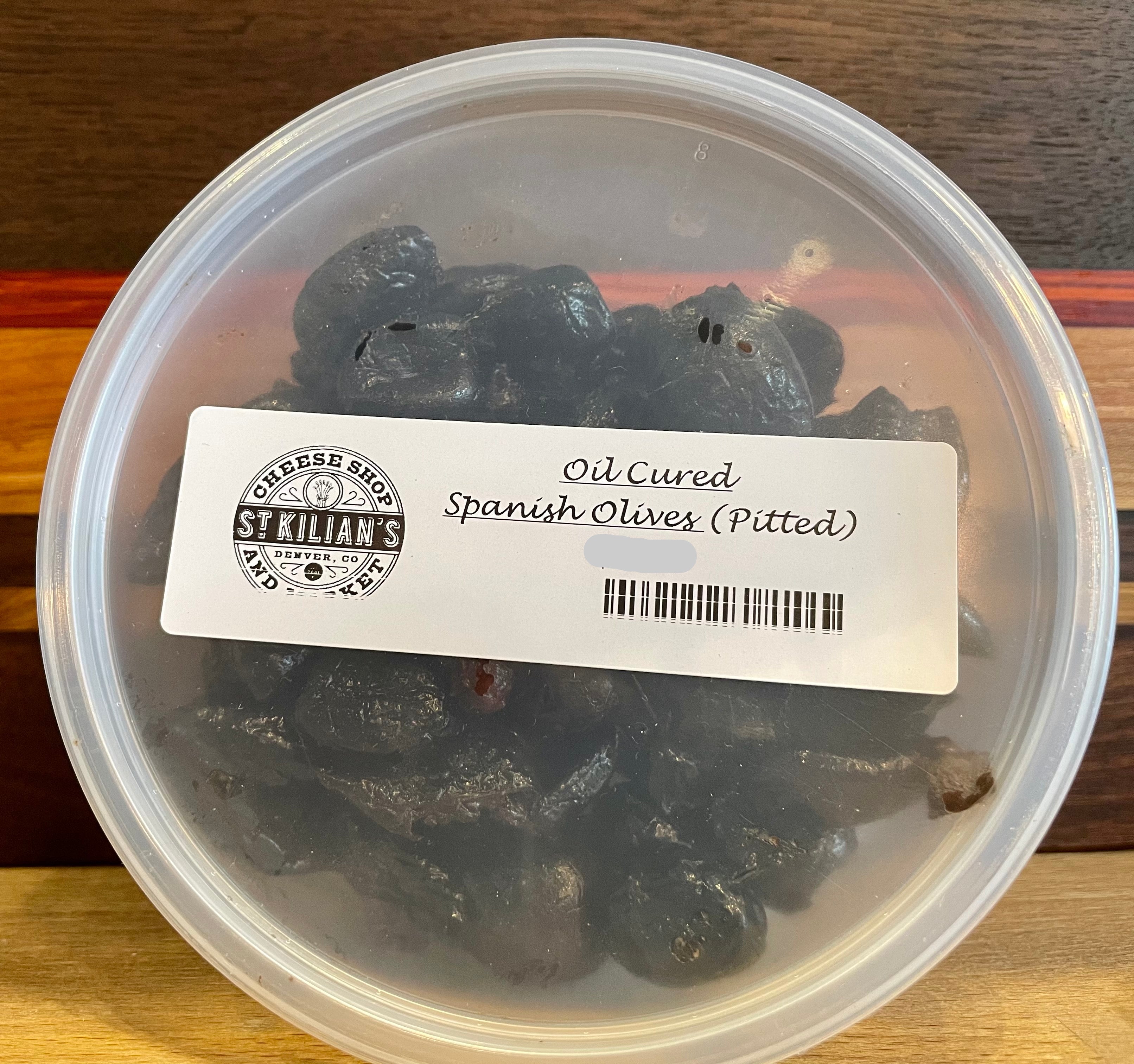 Oil Cured Spanish Olives - Pitted