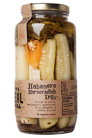 The Real Dill Habanero Horseradish Dill Pickles