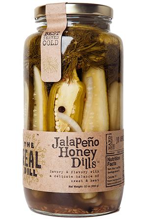 The Real Dill Jalapeno Honey Dill Pickles
