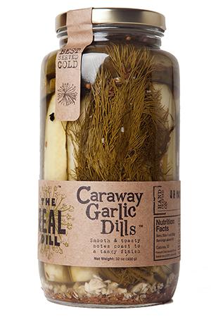 The Real Dill Caraway Garlic Dill Pickles