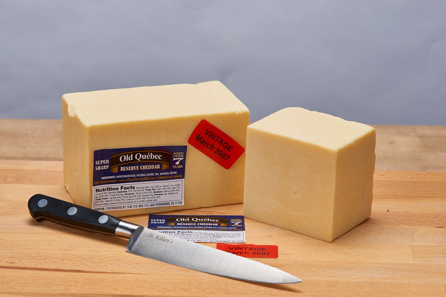 Quebec Vintage 7 year aged Cheddar