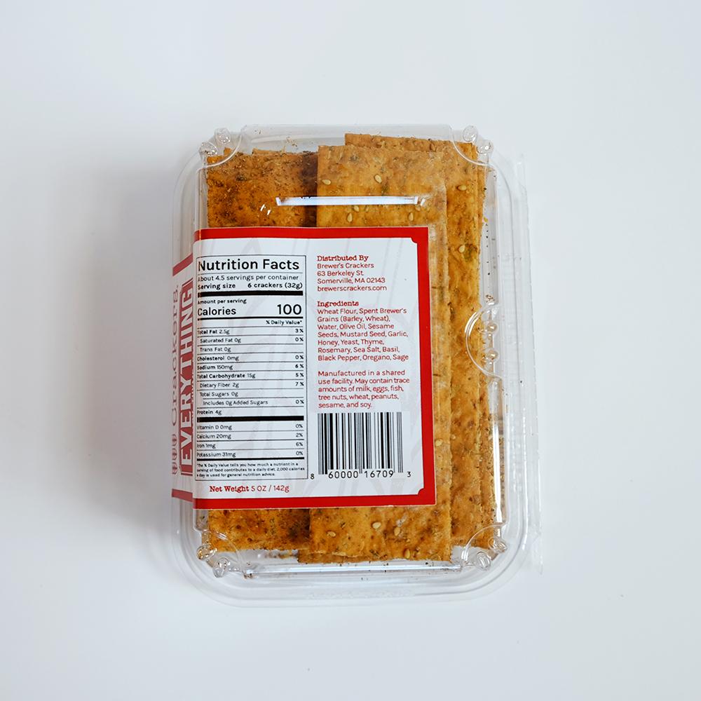 Brewer's Cracker's "Everything" Flatbread