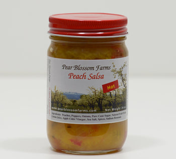 Peach Salsa Hot - Pear Blossom Farms